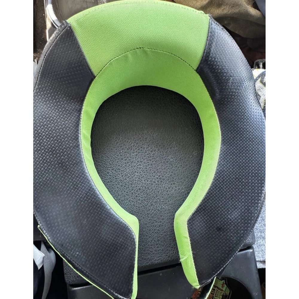 K1 RaceGear 15-NEC-CAV-A Nylon Karting Neck Collar, Green/Carbon, Adult Size